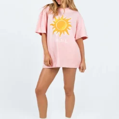 Soleil Oversized Tee Pink -Modeoryx Sales Store 2 modelinfo saskia us2 684b895f cb6d 4ef4 9ea5 41cf11351e9d