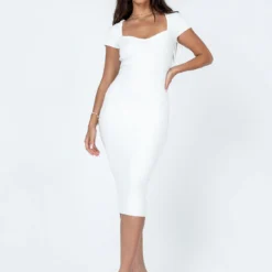 Princess Polly Ellisen Midi Dress White -Modeoryx Sales Store 2 modelinfo valentina us6 06996a79 9633 4bde aa4d e6099859cc42