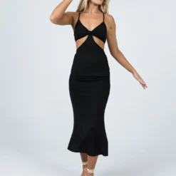 Princess Polly Jocelyn Cut Out Midi Dress Black -Modeoryx Sales Store 2 0c1107c3 71c5 4d82 9400 964711c39c97