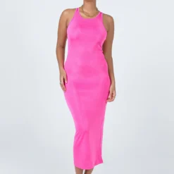 Everlast Midi Dress Hot Pink -Modeoryx Sales Store 2 3a24b463 93f0 48e3 a99d 159735147d32