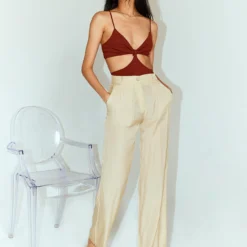 Princess Polly Kacey Pant Beige -Modeoryx Sales Store 2 61ac3a7a f0d2 42b9 985b 991d35775c93