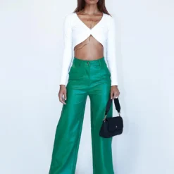 Princess Polly Suki Pants Green -Modeoryx Sales Store 2 6fef3991 6db9 4fd6 9ceb 36ff6d2e301d