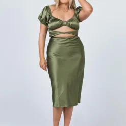 Princess Polly Nakita Midi Dress Khaki -Modeoryx Sales Store 2 7f5ee247 3d41 43d5 acd9 ed829d5fc2d6