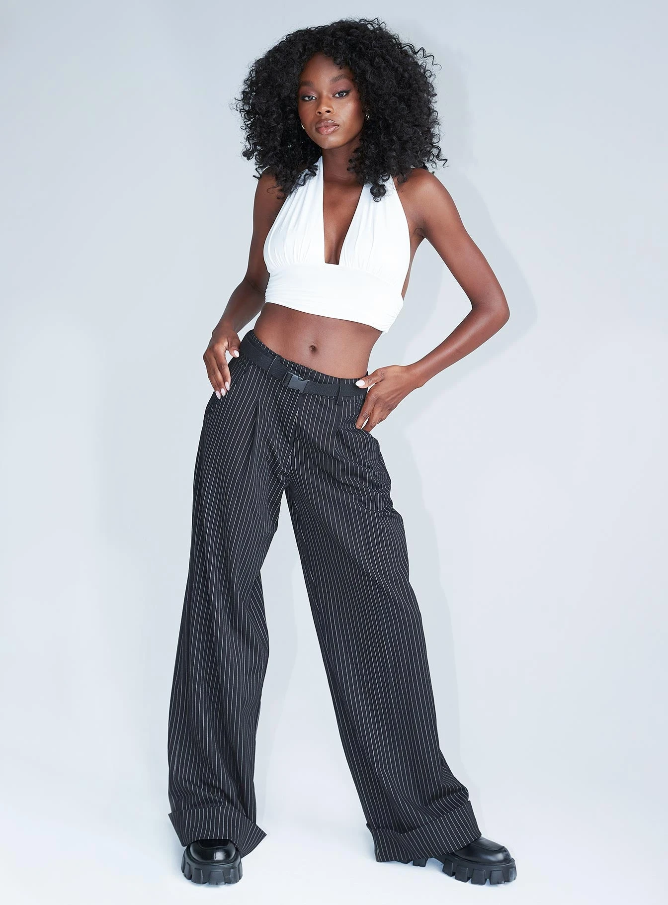 Princess Polly Grayson Pants Black 5 Princess Polly Grayson Pants Black - Image 5