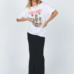 Princess Polly Guns N' Roses 1988 Tour Tee White -Modeoryx Sales Store 2 f2379025 6196 4ec2 8494 0945501bf60c