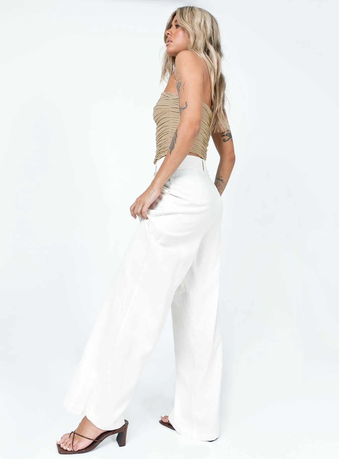 La Quinta Pant Off White 4 La Quinta Pant Off White - Image 4
