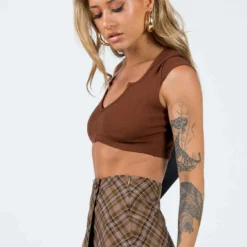 Motel Guanna Top Brown 8 Motel Guanna Top Brown -Modeoryx Sales Store 3 modelinfo Cathlin us2 6416985f 9dec 4419 979c 65f51e913bd6