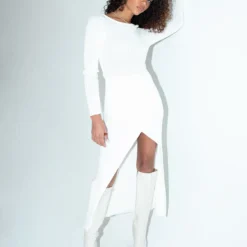 Princess Polly Blakely Midi Dress White -Modeoryx Sales Store 3 modelinfo Christen US2 4e39dd13 b74b 4e14 9ecb 28882cf2d8fe