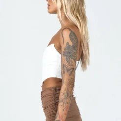 Princess Polly Maiya Strapless Top White -Modeoryx Sales Store 3 modelinfo Emma Leigh US4 4036b341 b462 4998 add6 e2e38334facd