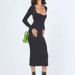 Princess Polly Nolan Midi Dress Black -Modeoryx Sales Store 3 modelinfo Feturi US2 d9d23aaa 6907 405f 8a04 abb3259ae30a