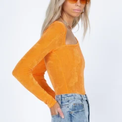Princess Polly Maira Long Sleeve Bodysuit Orange 6 Princess Polly Maira Long Sleeve Bodysuit Orange -Modeoryx Sales Store 3 modelinfo Ira us2 2848afff 3b7a 4395 b261 5b2f3e3e2eff