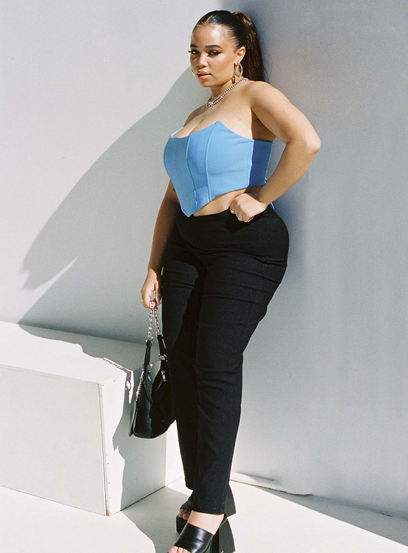 Zara Pant Black Curve 3 Zara Pant Black Curve - Image 3