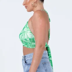 Princess Polly Kaisley Top Green Swirl -Modeoryx Sales Store 3 modelinfo Mikayla US6 18c94595 46ee 406a a61a 3388a9985e10