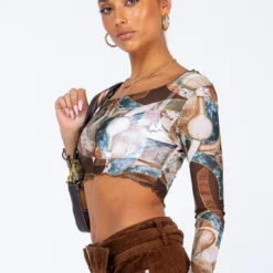 Princess Polly Sean Long Sleeve Top Multi -Modeoryx Sales Store 3 modelinfo alexis us2 cd2d7d8c 9bf7 4081 92e1 507fedafa5c6