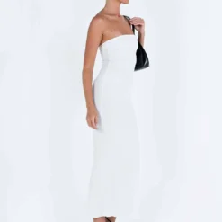 Oscar Midi Dress White Tall -Modeoryx Sales Store 3 modelinfo chelsea us6 f3551930 9d0a 496a 8351 78ec813eb193