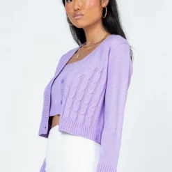 Princess Polly Donita Cardigan Set Purple 6 Princess Polly Donita Cardigan Set Purple -Modeoryx Sales Store 3 modelinfo christina us4 33d8cc82 8ac8 4359 89af fc01cc93684c