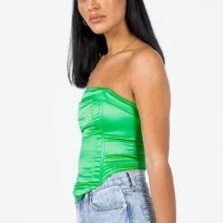 Princess Polly Daris Strapless Top Green -Modeoryx Sales Store 3 modelinfo christy us2 42c9615a 61e1 4568 9470 ff00d285e47b
