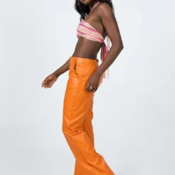 Princess Polly Ashlea PU Pants Orange 11 Princess Polly Ashlea PU Pants Orange -Modeoryx Sales Store 3 modelinfo cynthia us4 41aad196 afbd 4395 b700 e013e037334c