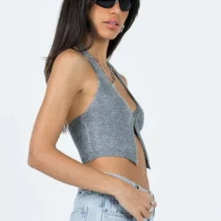 Princess Polly Waterbell Top Grey -Modeoryx Sales Store 3 modelinfo jess us2 3f7c25cc c256 4235 b8ec f3ef74ec4ef3