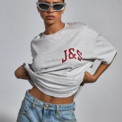 JGR & STN Major League Oversized Tee Snow Grey Marle 6 JGR & STN Major League Oversized Tee Snow Grey Marle -Modeoryx Sales Store 3 modelinfo kinsey us2 d0c4778a 6551 4efa 9484 6de14d1582ff