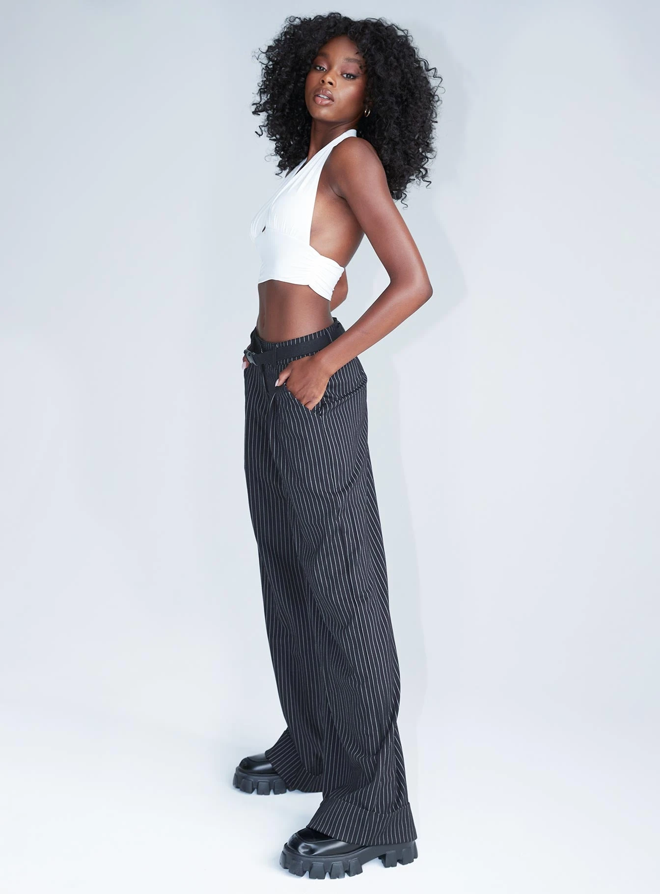 Princess Polly Grayson Pants Black 6 Princess Polly Grayson Pants Black - Image 6