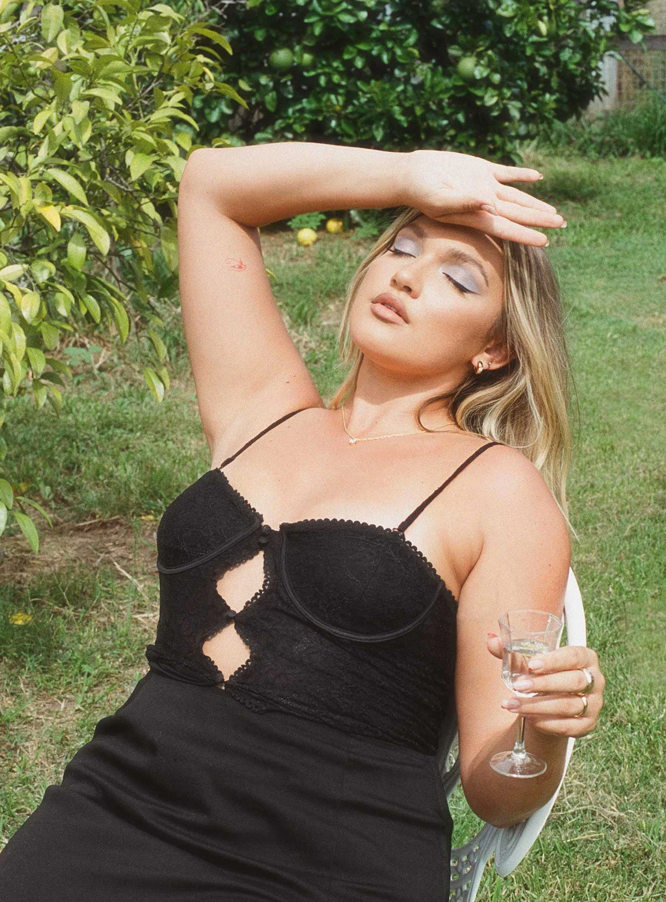 Princess Polly Bouquet Lace Top Black 3 Princess Polly Bouquet Lace Top Black - Image 3