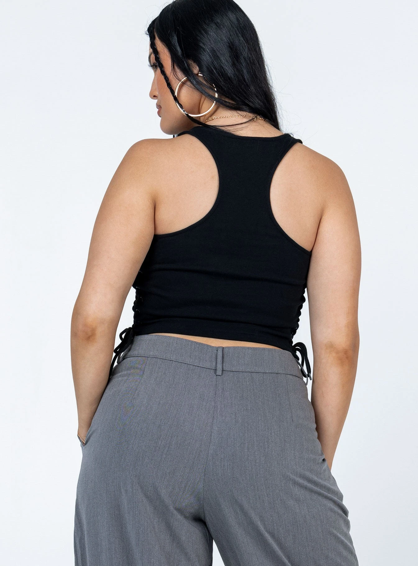 Princess Polly Walker Top Black 5 Princess Polly Walker Top Black - Image 5