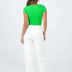 Princess Polly Archer Pants Corduroy White -Modeoryx Sales Store 4 modelinfo Casey us2 b15d1577 fb8e 4a5f aebe 5e28c24c1584