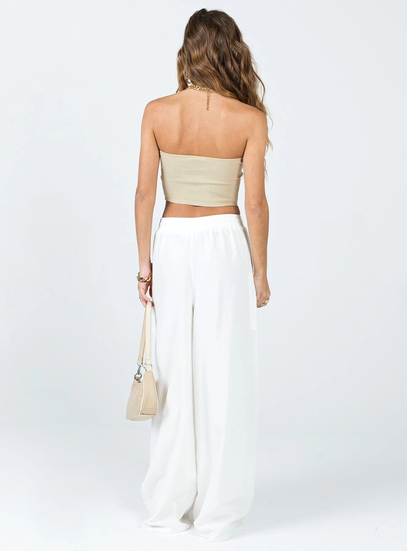 Princess Polly Brunie Pants White 5 Princess Polly Brunie Pants White - Image 5