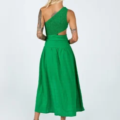 Princess Polly Davina Midi Dress Green -Modeoryx Sales Store 4 modelinfo Emma us4 9fdcf921 af89 4bbd a39c 7b5e1be78db4