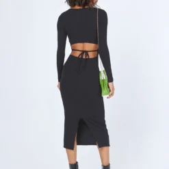 Princess Polly Nolan Midi Dress Black -Modeoryx Sales Store 4 modelinfo Feturi US2 a5c0fc4d 4727 4667 a306 99f5fc5b6668