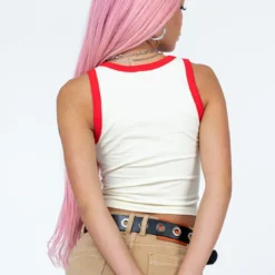 Princess Polly Baby Tiger Love Tank Cream -Modeoryx Sales Store 4 modelinfo Jayechelle us4 c40c253b 75e5 453c 95e3 37b1e9dbc716