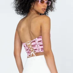 Princess Polly Whateva Bustier Pink Multi -Modeoryx Sales Store 4 modelinfo Lindsay us2 d8ceb8a9 85ee 4d09 8f00 06bf2b21281f