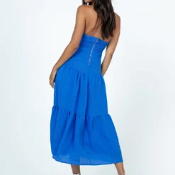 Princess Polly Allie Midi Dress Blue -Modeoryx Sales Store 4 modelinfo Vivien us4 1ff1583f 237e 4119 bae9 521ecba8b8cf