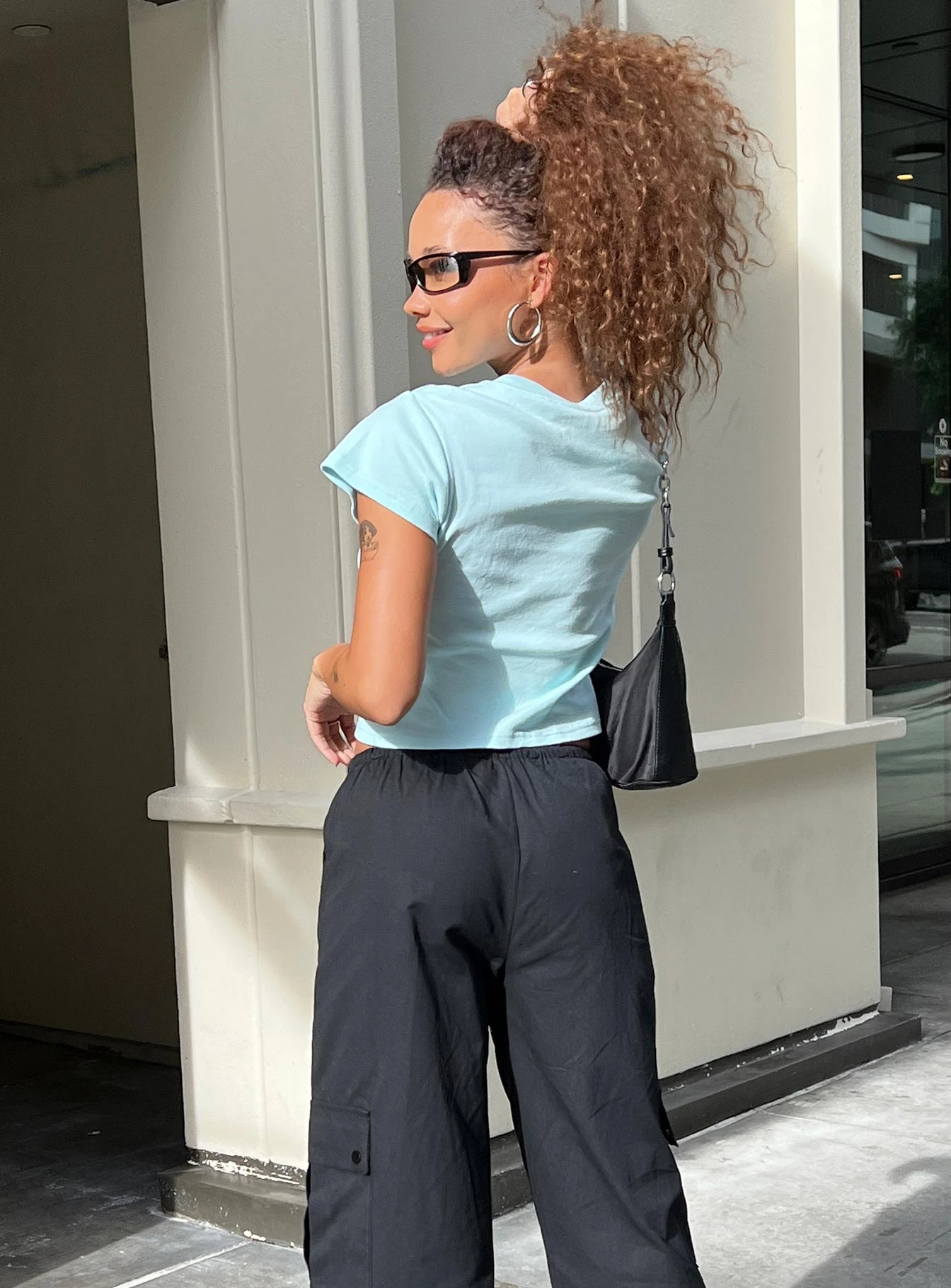 Guns N' Roses Angel Tee Blue 4 Guns N' Roses Angel Tee Blue - Image 4