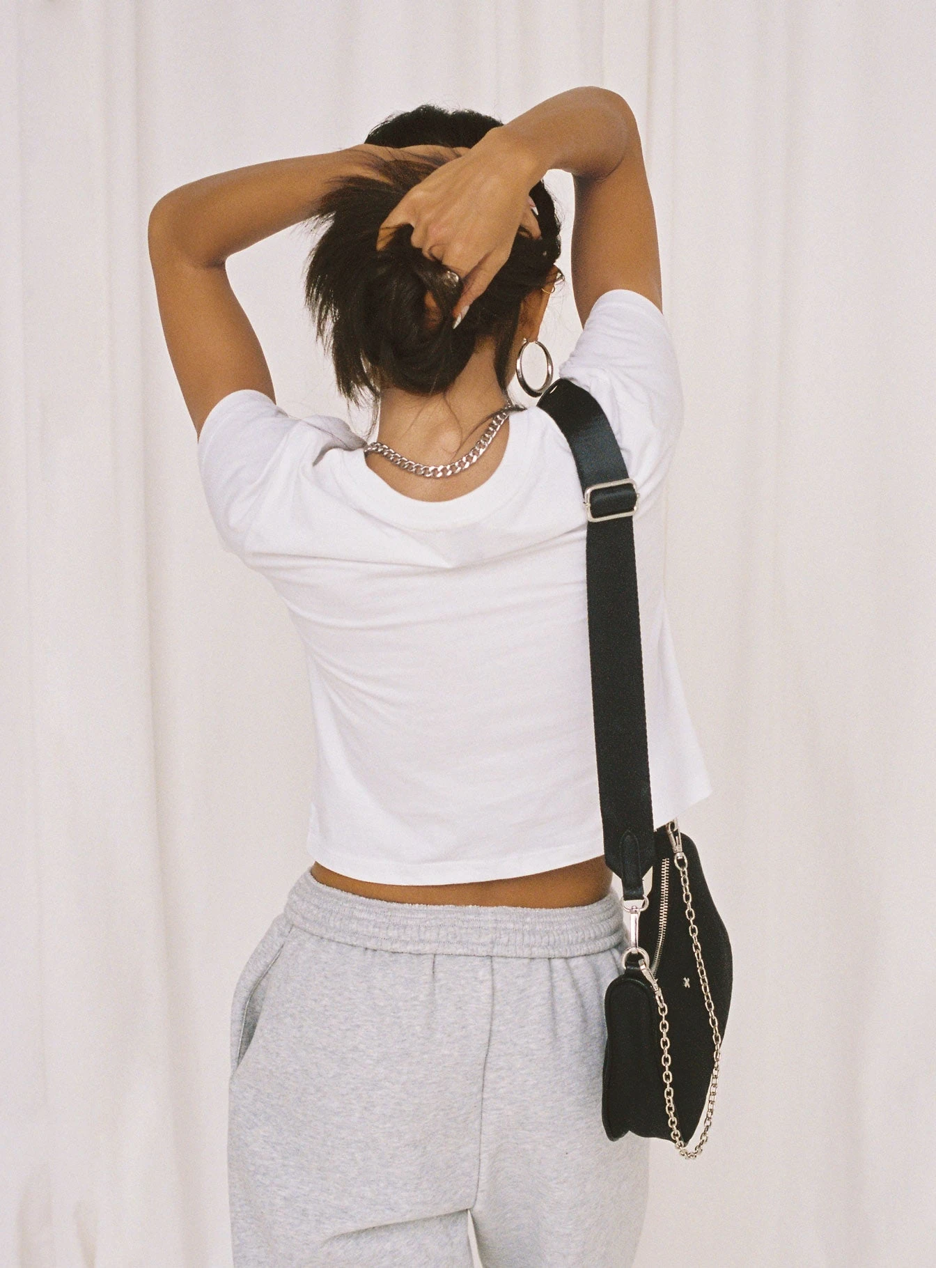 Take Care Charity Baby Tee White 4 Take Care Charity Baby Tee White - Image 4