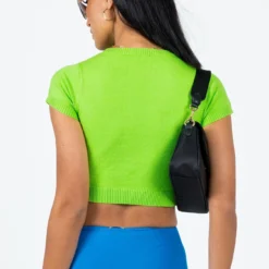 Princess Polly Have A Nice Day Knit Tee Green -Modeoryx Sales Store 4 modelinfo christy us2 97c381fb 5886 405e b1a0 68f51adb9df6