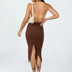 Princess Polly Aditya Midi Dress Brown -Modeoryx Sales Store 4 modelinfo christy us4 d09e8b04 ff55 4548 9d8d bb4b4d0bec34