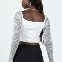 Princess Polly Purnell Long Sleeve Lace Top Ivory 10 Princess Polly Purnell Long Sleeve Lace Top Ivory -Modeoryx Sales Store 4 modelinfo cynthia us4 3d7ff517 66b5 43d8 9c51 c5b17f4b94db