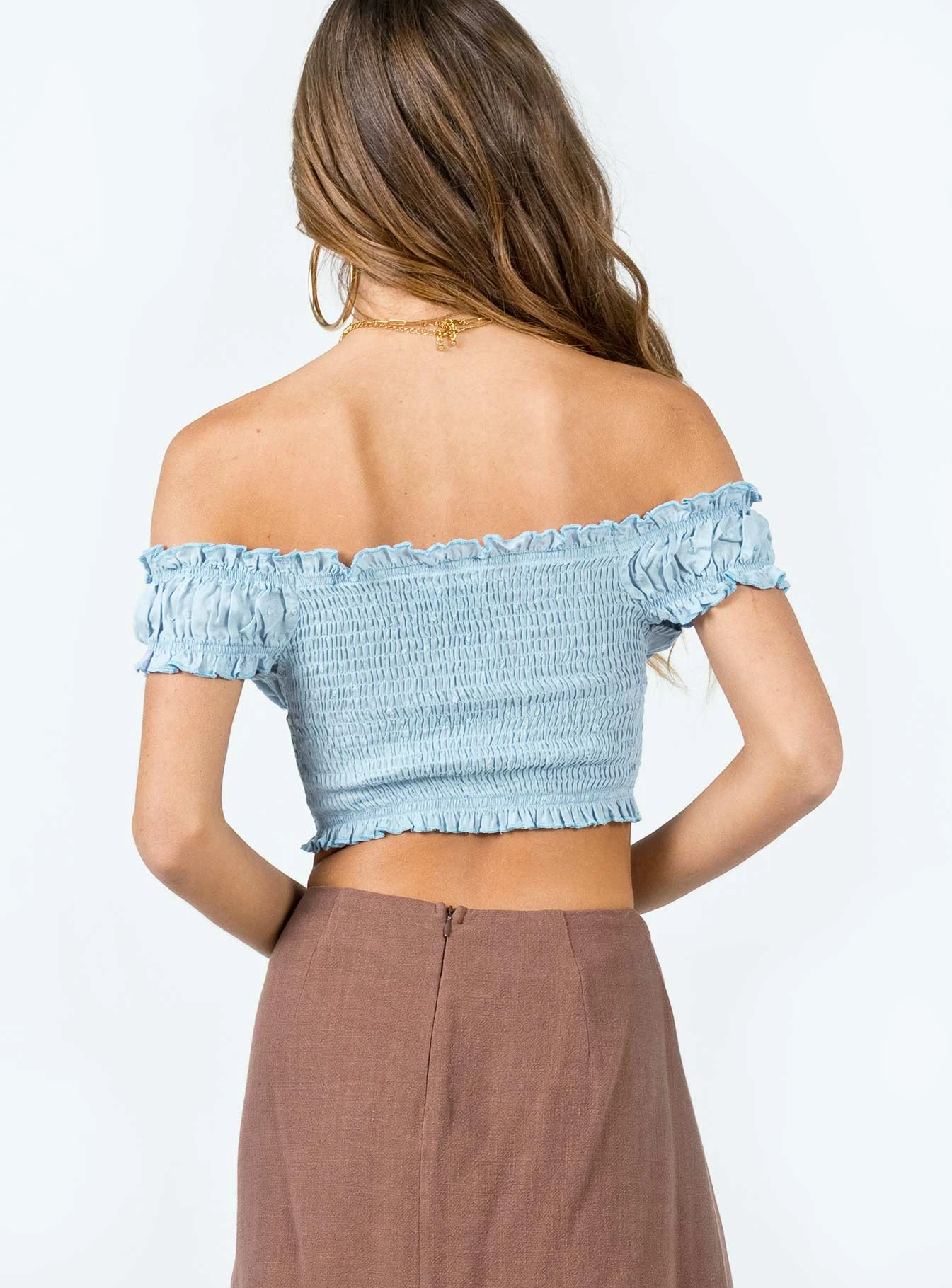 Princess Polly Asner Top Blue 4 Princess Polly Asner Top Blue - Image 4