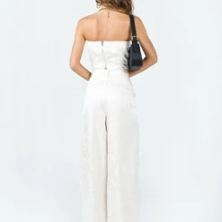 Princess Polly Amalia Pants Beige Satin -Modeoryx Sales Store 4 modelinfo elise us2 8ef26cd7 5401 447e 864f 70ad88fab145