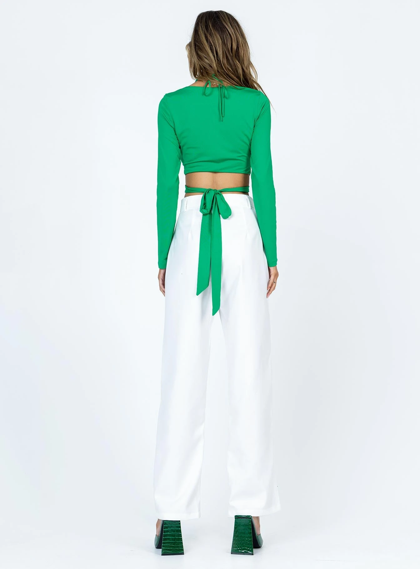 Princess Polly Maiah Pants White 4 Princess Polly Maiah Pants White - Image 4