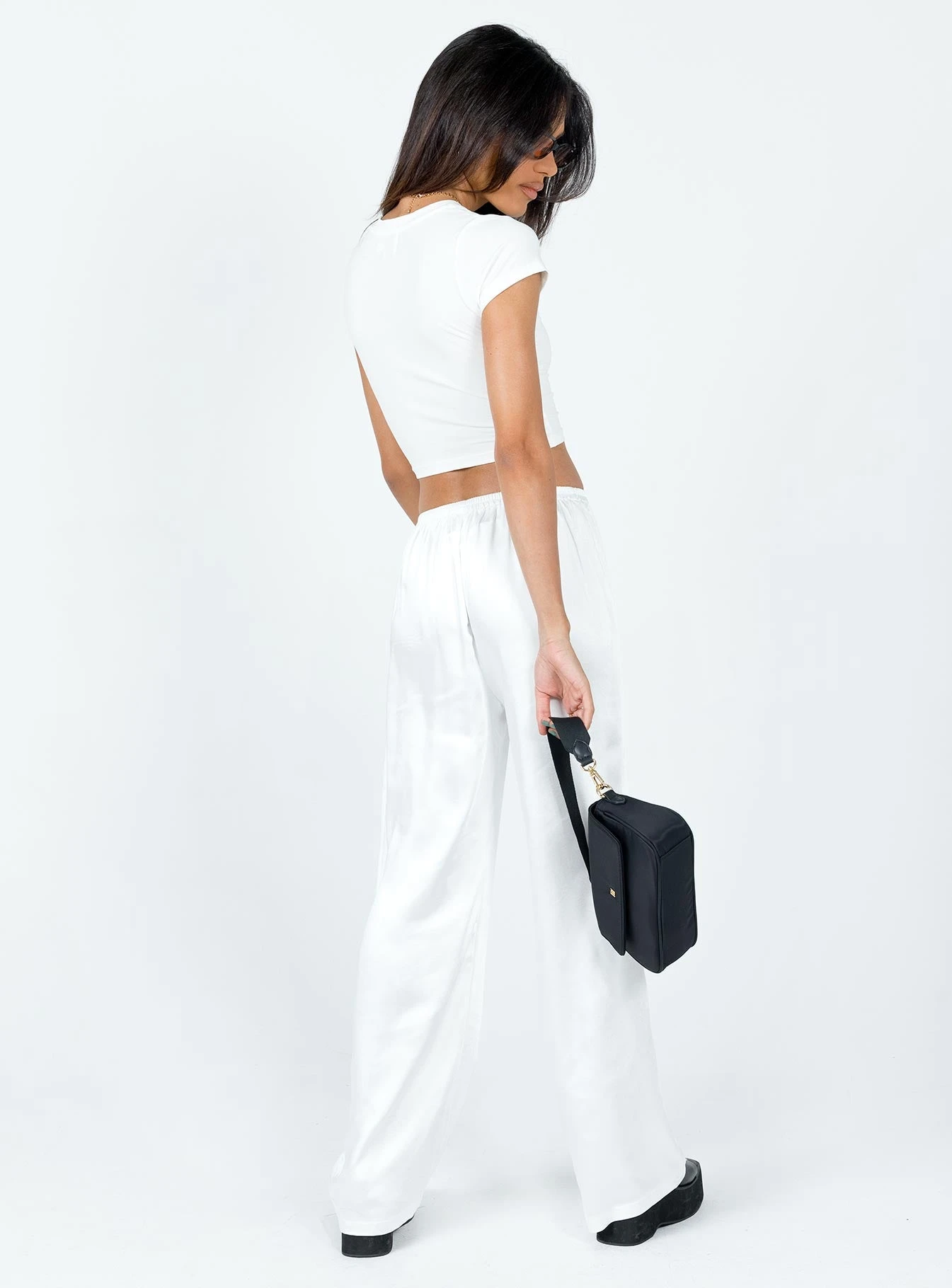 Princess Polly Nixie Pants White 5 Princess Polly Nixie Pants White - Image 5