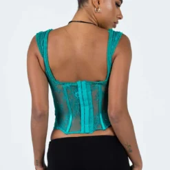 Some Like It Hot Lace Corset Teal -Modeoryx Sales Store 4 modelinfo lola us4 801c7017 c28c 427d b867 ad9006aaf97b