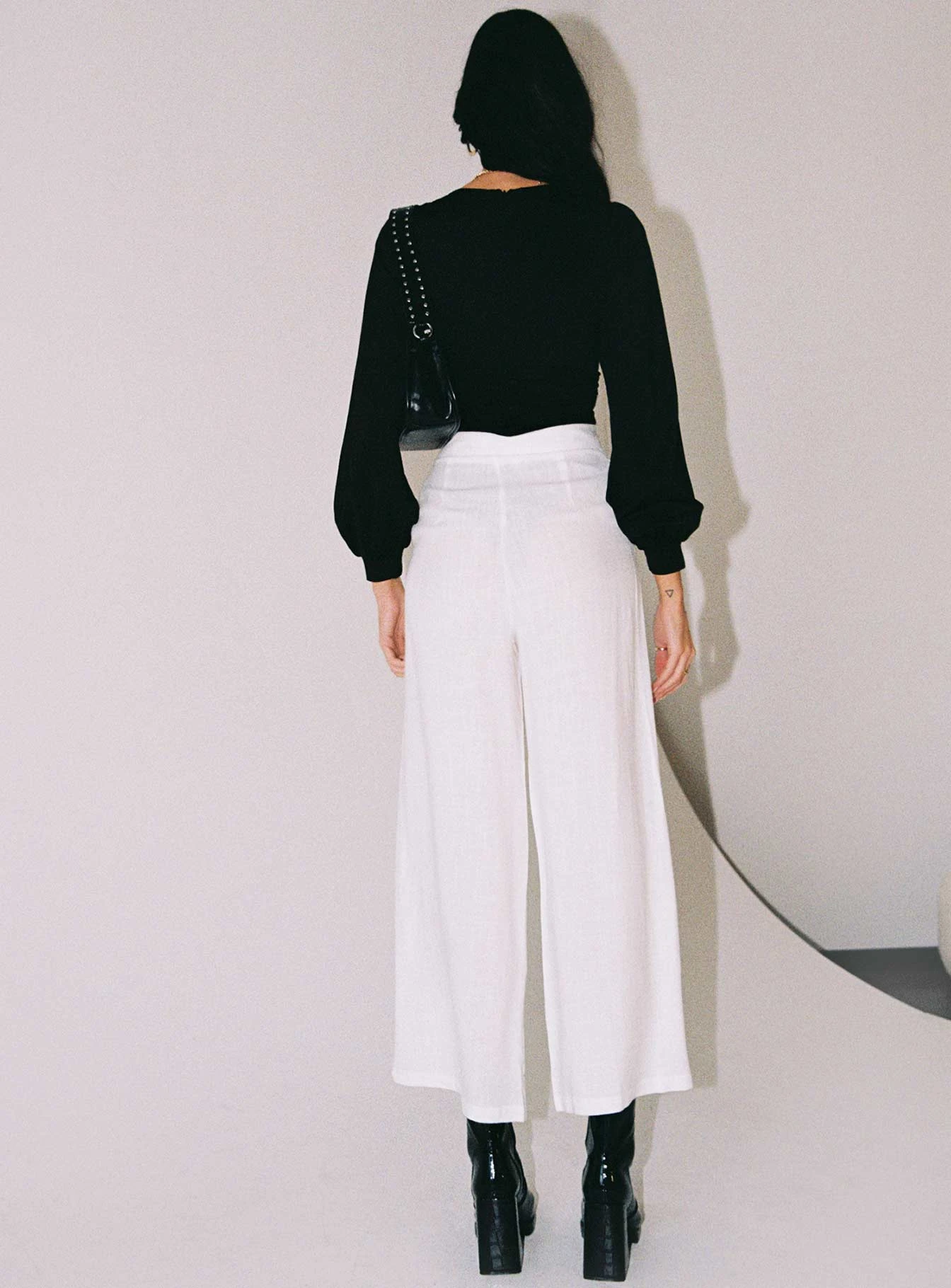 Princess Polly Simona Pants White 4 Princess Polly Simona Pants White - Image 4