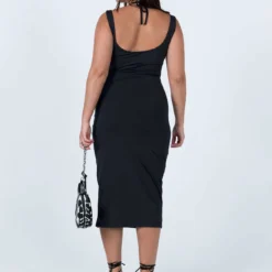 Princess Polly Artemis Halter Midi Dress Black -Modeoryx Sales Store 4 modelinfo mikayla US6 9e206771 6ce7 4f0d b285 75e93f7e4a1b