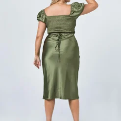 Princess Polly Nakita Midi Dress Khaki -Modeoryx Sales Store 4 50a6699e ea78 4c61 959e dc21a8092737