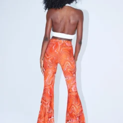 Princess Polly Tayler Flare Pants Orange -Modeoryx Sales Store 4 df6af06e c721 43ac 8255 2bc6f7c7932f