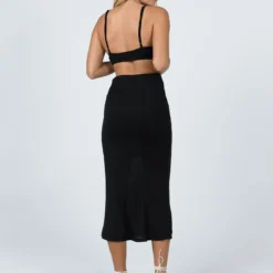 Princess Polly Jocelyn Cut Out Midi Dress Black -Modeoryx Sales Store 4 e41eb09a 756a 4ced 93a8 0b3f378b354c