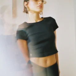 Classic Crop Tee Black Tall 16 Classic Crop Tee Black Tall -Modeoryx Sales Store 4 ed92ff47 c35e 4457 ba54 0dfe9043d498